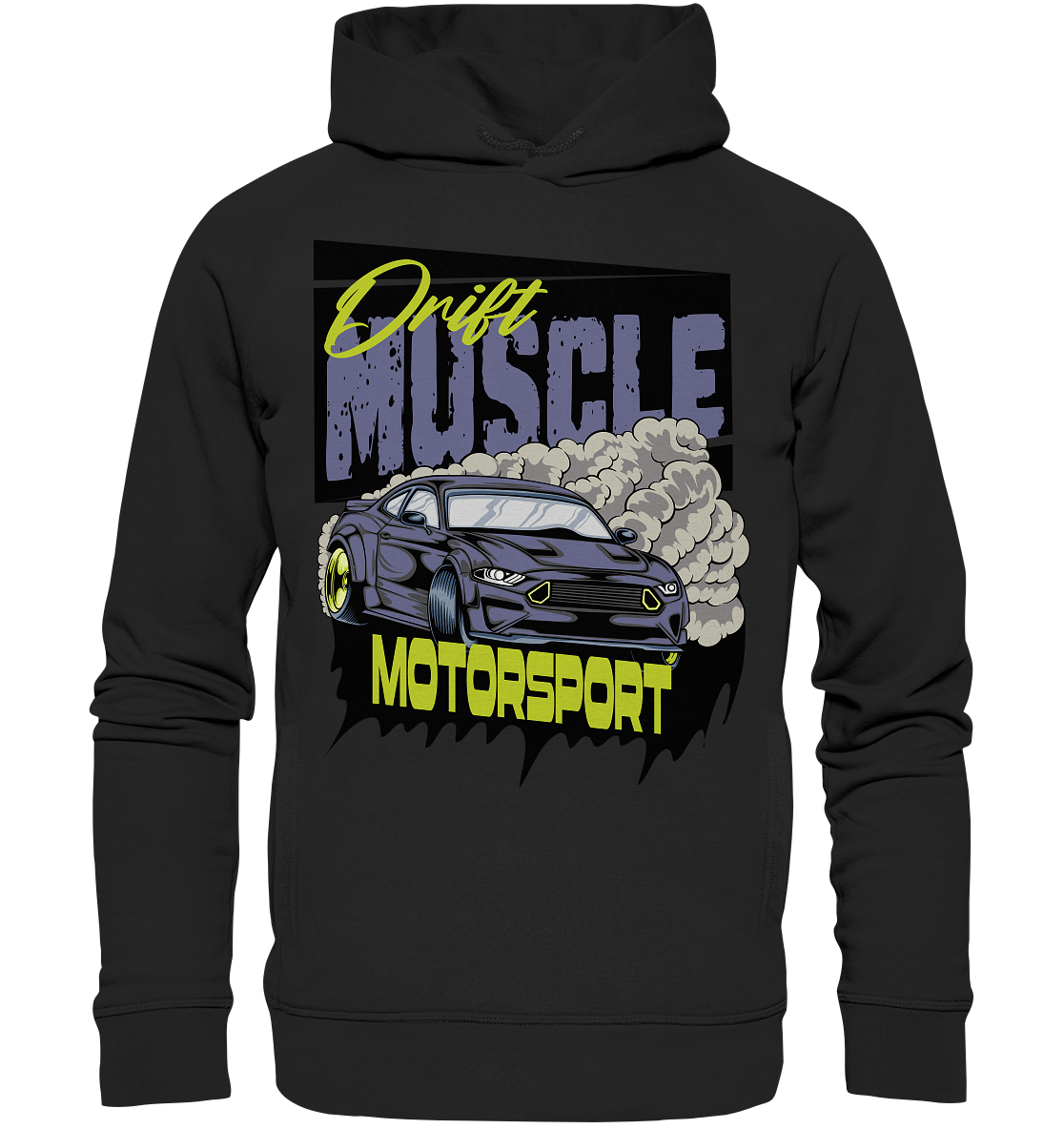 Drift Muscle Motorsport  - Organic Fashion Hoodie