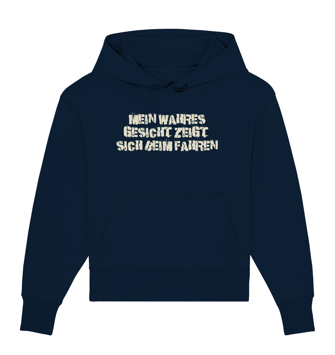 Mein wahres Gesicht.... - Organic Oversize Hoodie
