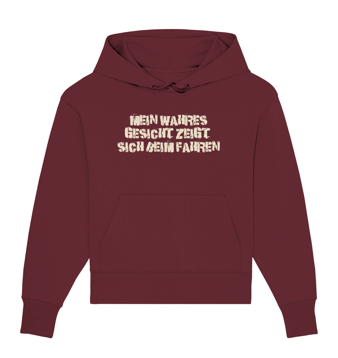 Mein wahres Gesicht.... - Organic Oversize Hoodie
