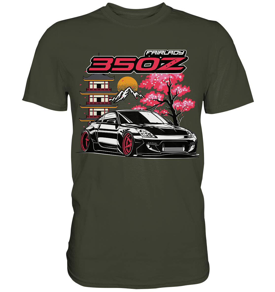 TSP Zetti 350Z Fairlady - Maglietta da uomo Nero XXXL TSP Zetti 350Z Fairlady - Maglietta da uomo Nero XXXL