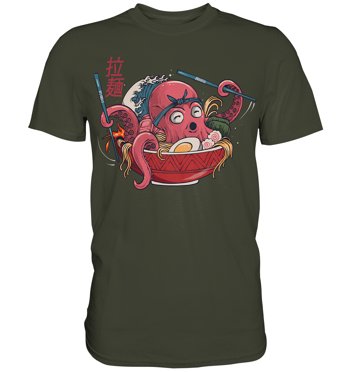 Octopus Ramen  - Premium Shirt