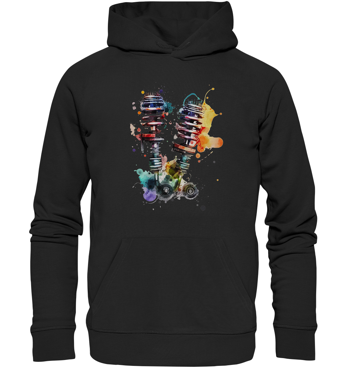 Colour Splash Stoßdämpfer - Premium Unisex Hoodie