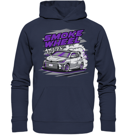 Smoke Wheel GRMN Yaris - Premium Unisex Hoodie