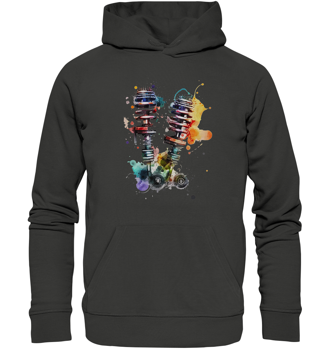 Colour Splash Stoßdämpfer - Premium Unisex Hoodie