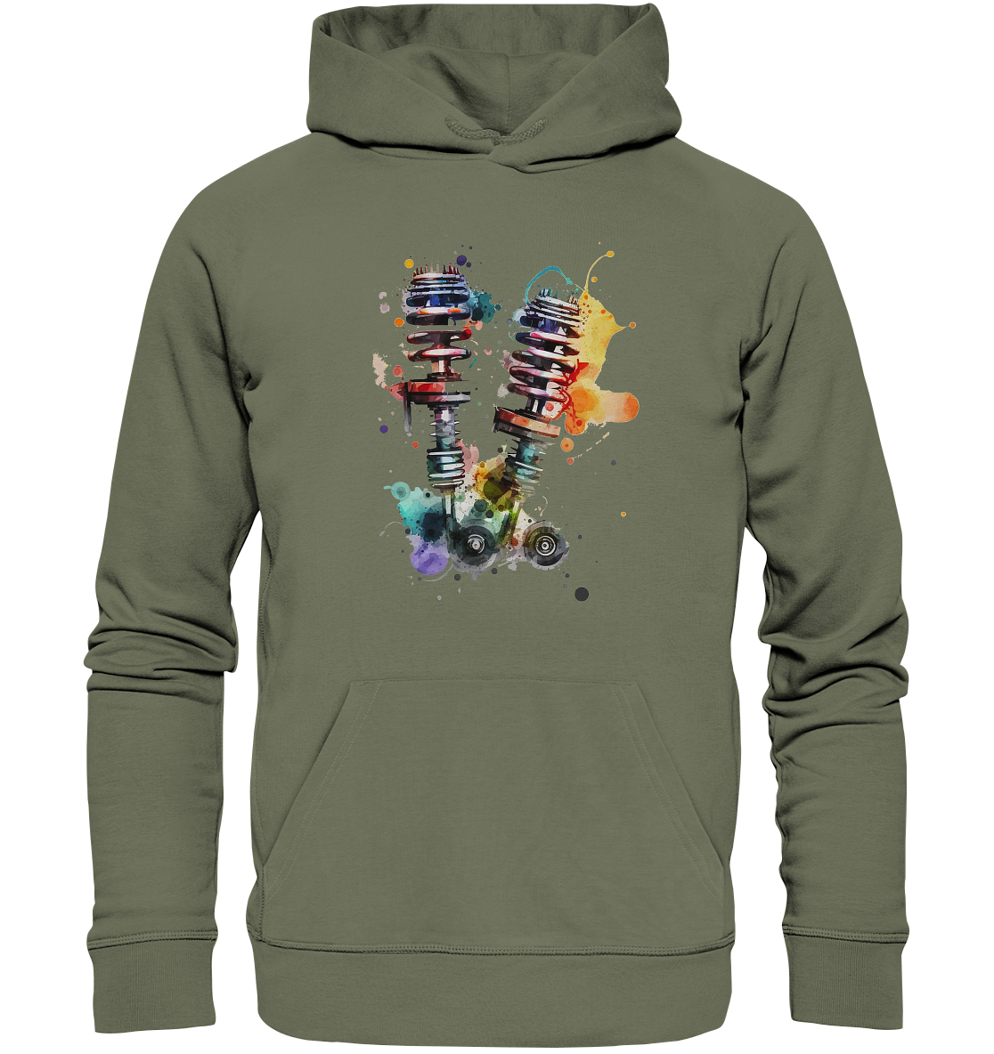 Colour Splash Stoßdämpfer - Premium Unisex Hoodie