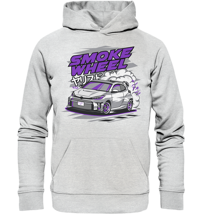 Smoke Wheel GRMN Yaris - Premium Unisex Hoodie