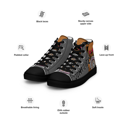 High-Top Leinenschuhe für Herren JDM4-Life