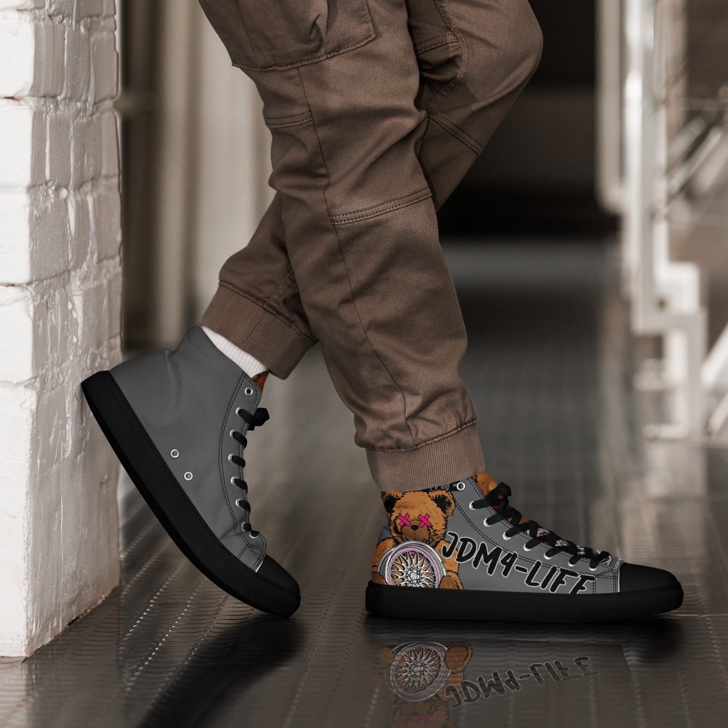 High-Top Leinenschuhe für Herren JDM4-Life