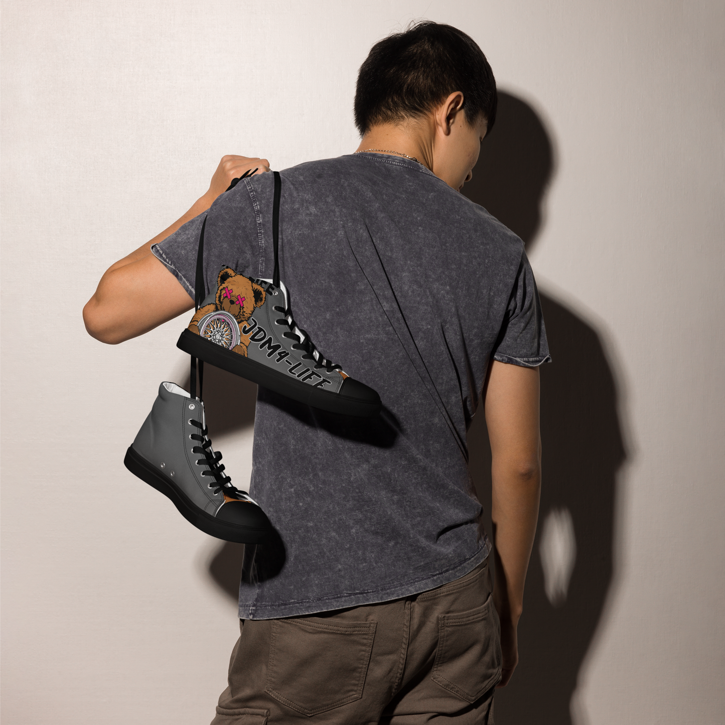 High-Top Leinenschuhe für Herren JDM4-Life