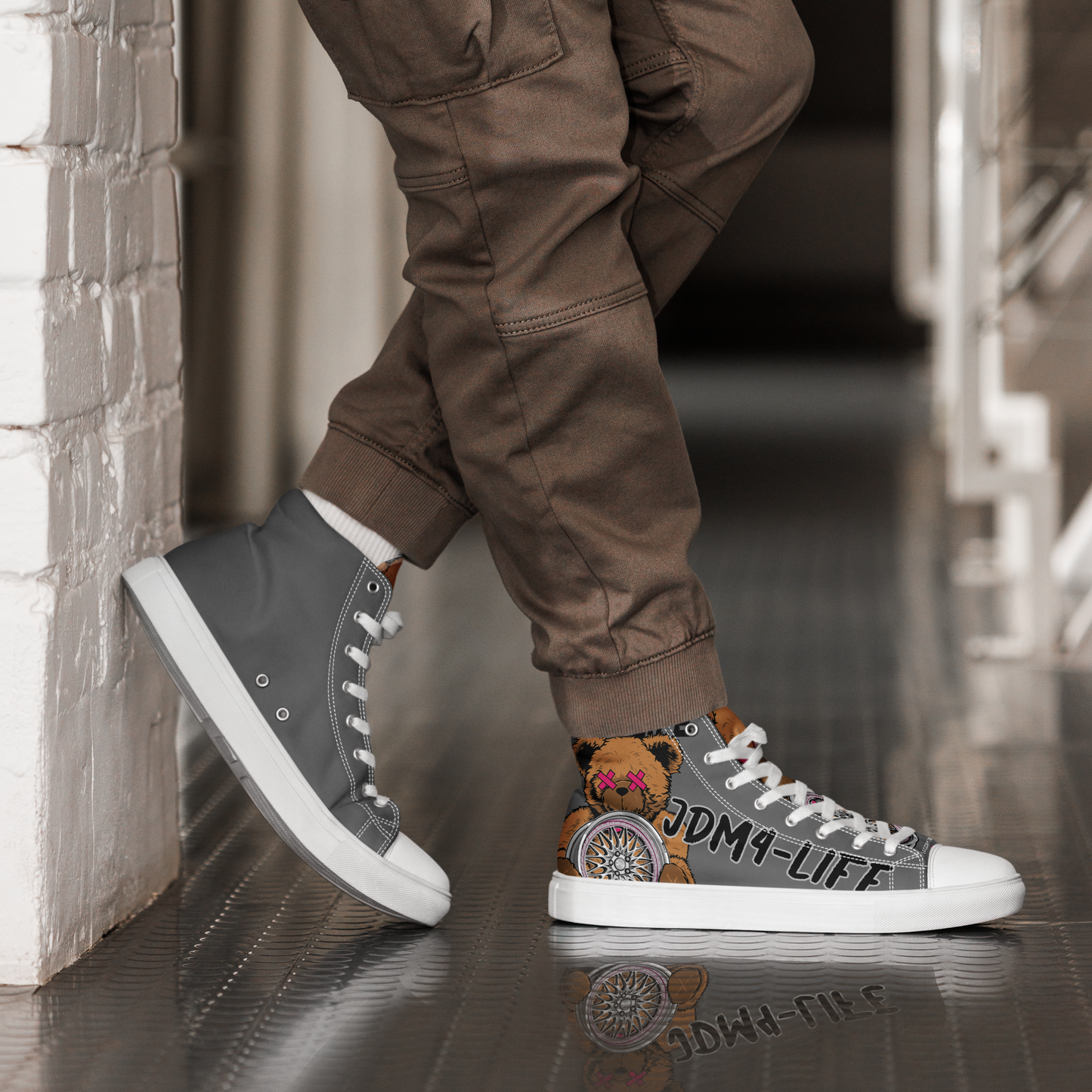 High-Top Leinenschuhe für Herren JDM4-Life