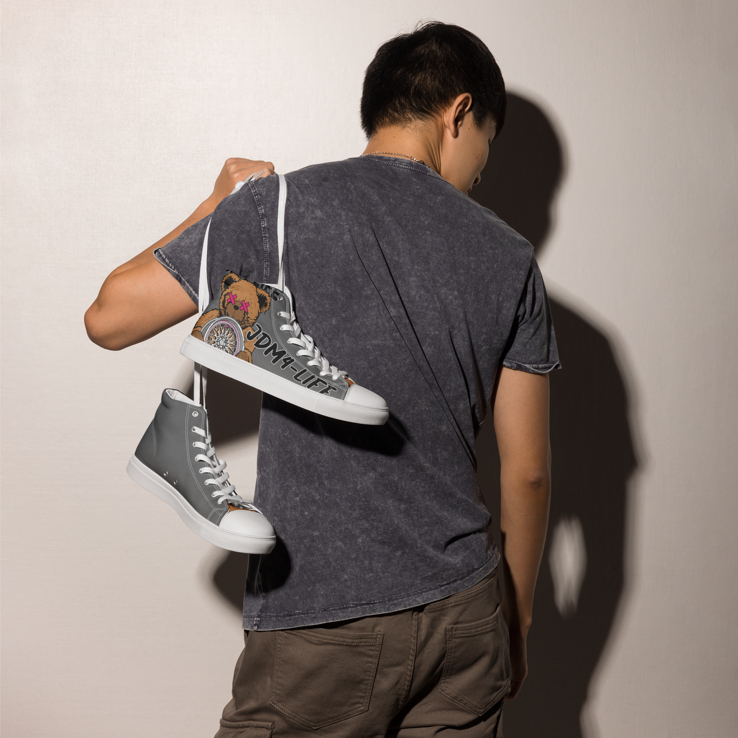 High-Top Leinenschuhe für Herren JDM4-Life