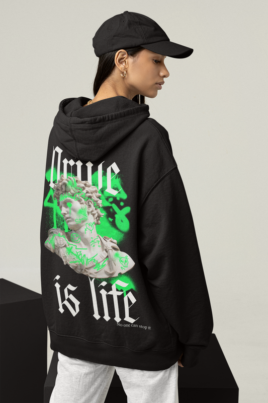 Drive is Life - Organic Oversize Hoodie