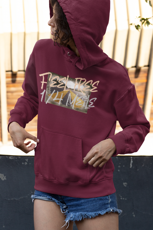 Feel free 1/4 Meile  - Organic Fashion Hoodie