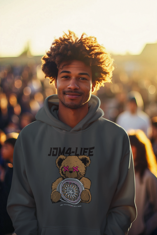 JDM4-Life "Rim" Teddy - Organic Fashion Hoodie