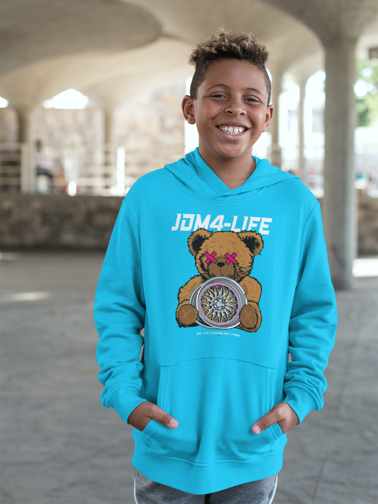 JDM4-Life "Rim" Teddy - Kids Premium Hoodie