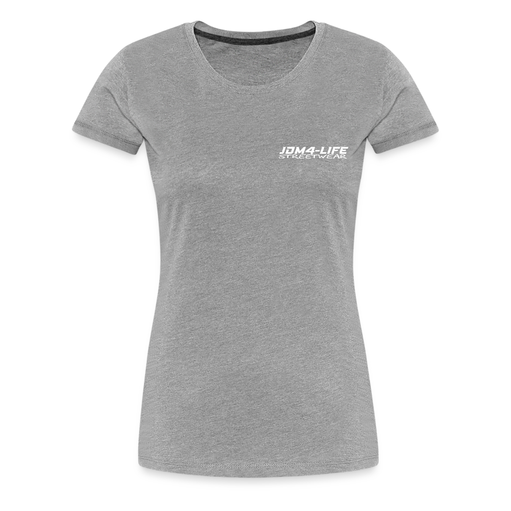 Frauen Premium T-Shirt Promo Shirt - Grau meliert
