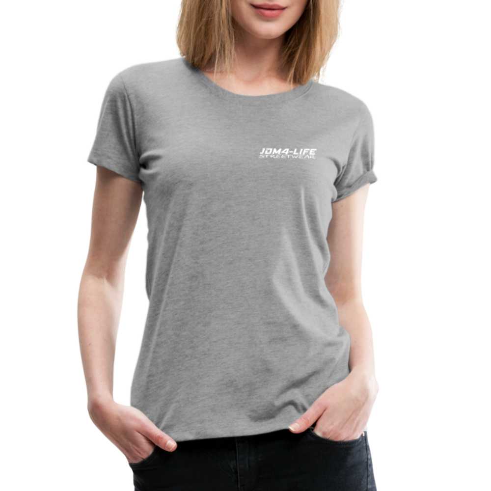 Frauen Premium T-Shirt Promo Shirt - Grau meliert