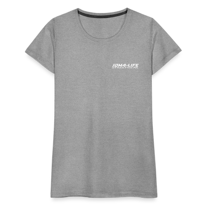 Frauen Premium T-Shirt Promo Shirt - Grau meliert