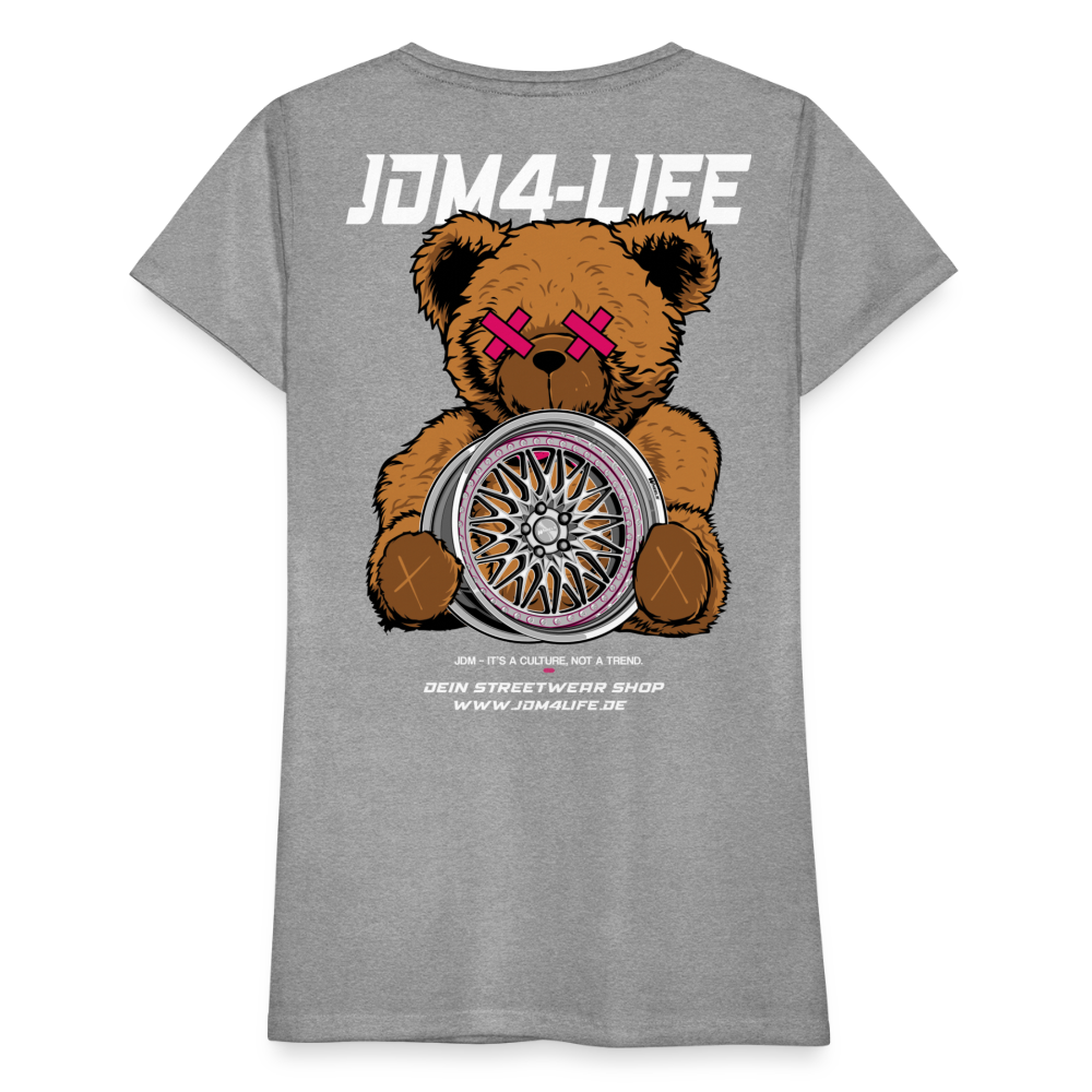 Frauen Premium T-Shirt Promo Shirt - Grau meliert