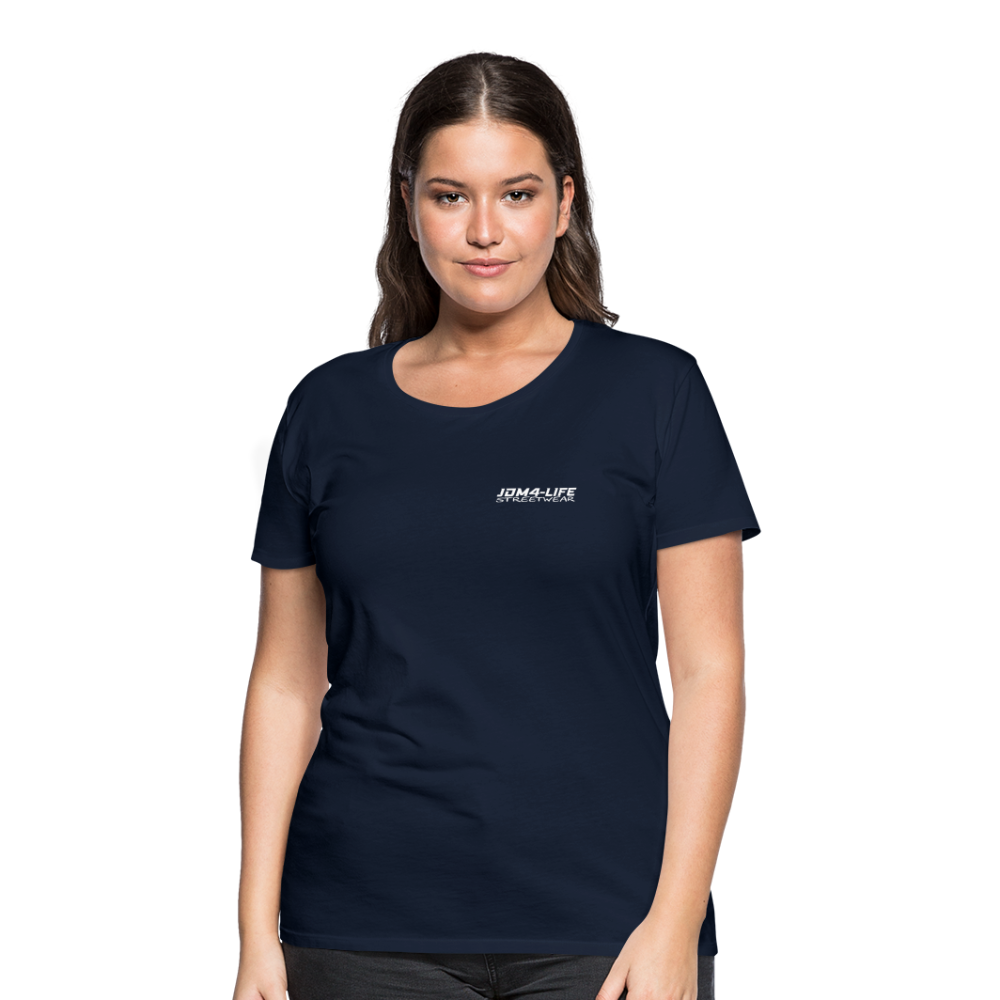 Frauen Premium T-Shirt Promo Shirt - Navy