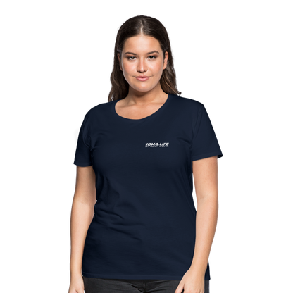 Frauen Premium T-Shirt Promo Shirt - Navy