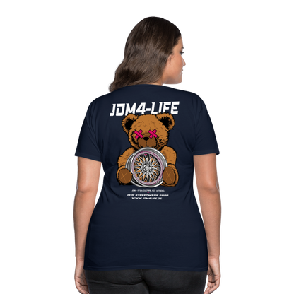 Frauen Premium T-Shirt Promo Shirt - Navy