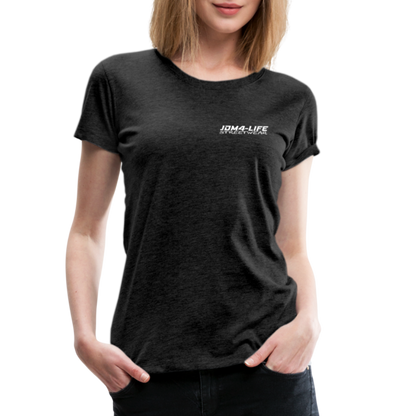 Frauen Premium T-Shirt Promo Shirt - Anthrazit