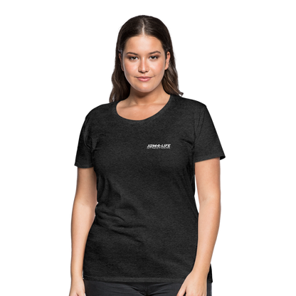 Frauen Premium T-Shirt Promo Shirt - Anthrazit