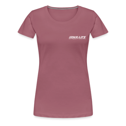 Frauen Premium T-Shirt Promo Shirt - Malve