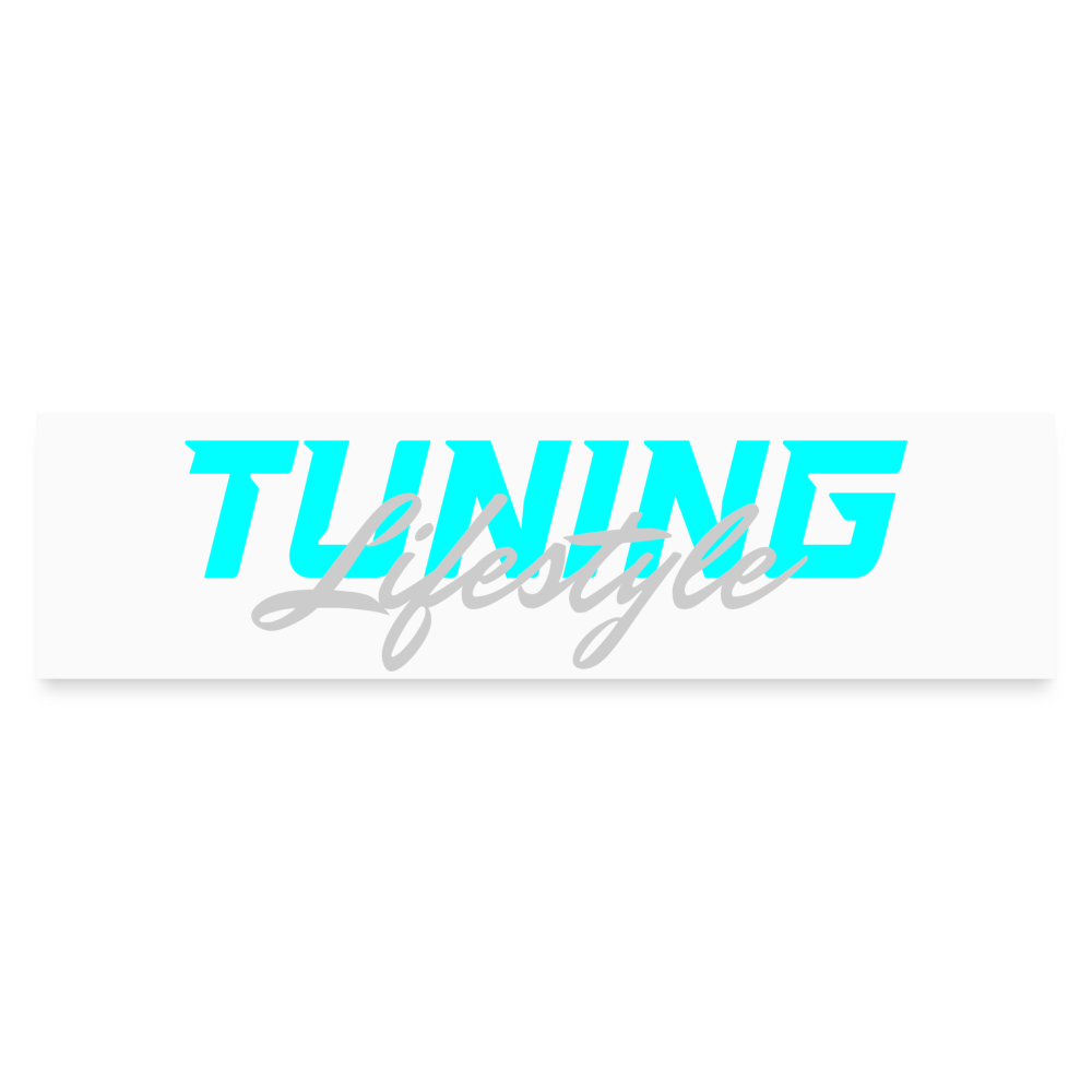 Auto-Aufkleber Tuning Lifestyle - Mattweiß