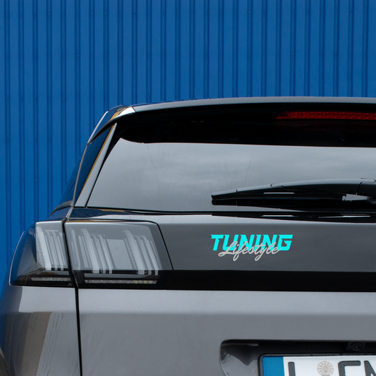 Auto-Aufkleber Tuning Lifestyle - Mattweiß