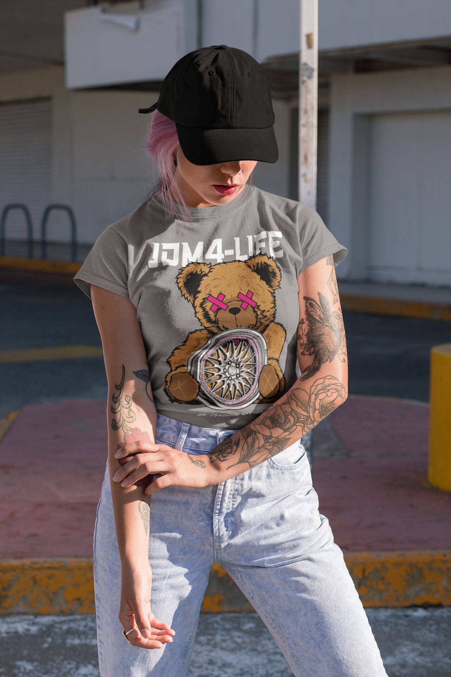 JDM4-Life "Rim" Teddy - Ladies Premium Shirt