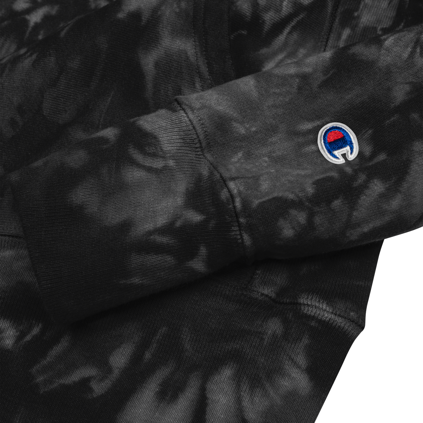 Unisex Champion-Batik-Kapuzenpullover Tuning Lifestyle gestickt