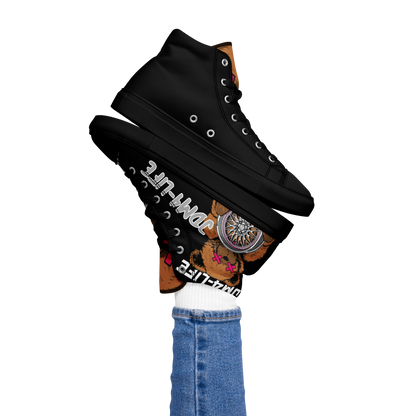 High-Top Leinenschuhe für Damen JDM4-Life