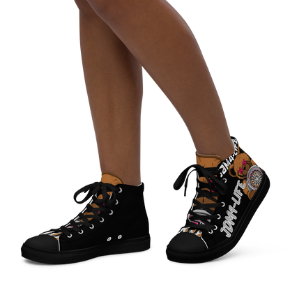 High-Top Leinenschuhe für Damen JDM4-Life