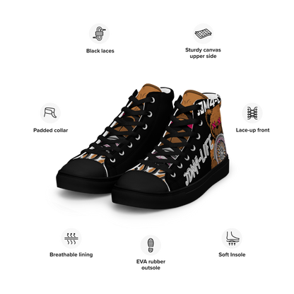 High-Top Leinenschuhe für Damen JDM4-Life